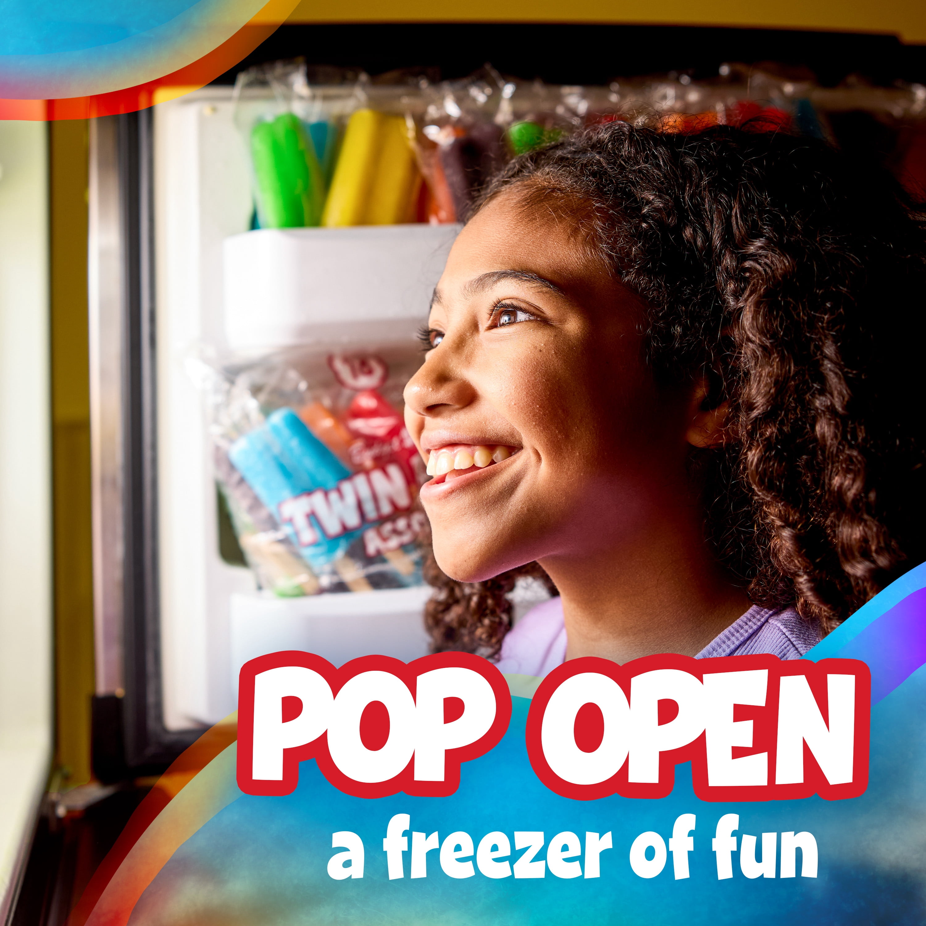 Budget Saver Sugar Free Twin Pops, Assorted Flavors, 12 Count, Popsicles with Natural Colors