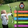 thumbnail image 2 of Costway 2-Pack Bow and Arrow Set for Kids LED Light Up Archery Toy with 20 Suction Arrows, 2 of 10