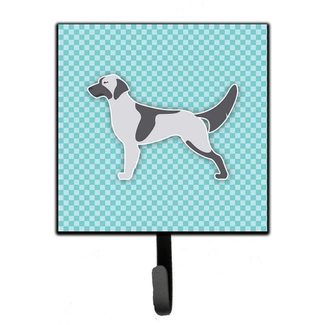 Carolines Treasures BB3681SH4 English Setter Checkerboard Blue Leash or Key Holder