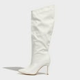 thumbnail image 5 of Dakaela Women's Knee High Boots Stiletto Heel Slouch Sexy Dress Boot Pointy Toe Wide Calf Boots, 5 of 7