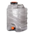 thumbnail image 1 of S SERENABLE Pichet d'Eau de Camping Distributeur de Boisson Étanche avec Robinet Réservoir d'Eau pour Activités de Plein Air Fourgonnette Randonnée Voyage Conduite 24 L, 1 of 9