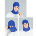 thumbnail image 4 of Hat Scarf Gloves Set Classic Unisex Thermal Gloves Loop Scarf Ribbed Knit Cap, 4 of 10