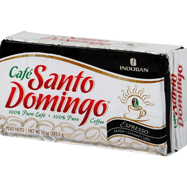 Cafe Santo Domingo Espresso Ground Coffee 10 oz - Walmart.com