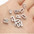 thumbnail image 2 of SMJEL-dijes de acero inoxidable con letras de A-Z, dijes iniciales del alfabeto, colgantes para pulsera, collar, fabricación de manualidades, accesorios DIY, 2 of 2
