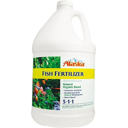 Pond Plant Fertilizer - Alaska Fish Emulsion Fertilizer and Plant Food, 1 Gallon