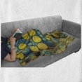 thumbnail image 6 of Polka Dots Soft Flannel Fleece Throw Blanket, Polka Dots Pattern in 60's Style Vintage Groovy Seem Circles and Points Print, Cozy Plush for Indoor and Outdoor Use, 50" x 70", Green Blue, by Ambesonne, 6 of 6