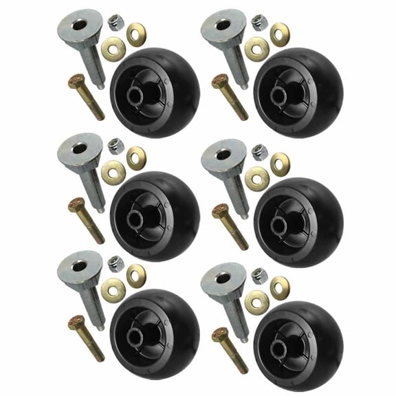 6Pk Deck Wheels & Hardware Kit for Exmark 103-8415 116-9981 103-5364 3211-46