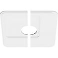 thumbnail image 2 of 24"OD x 6"ID x 8 1/4"C x 1"P Lucan Architectural Grade PVC Contemporary Ceiling Medallion, Two Piece, 2 of 11
