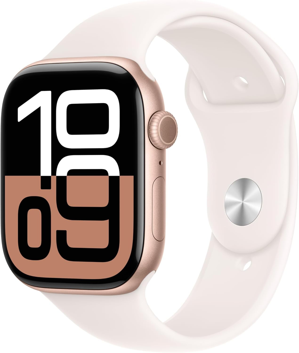 Restored Apple Watch Series 10 Aluminum 46mm A3003 (GPS Only, No Cellular) Rose Gold (Refurbished)