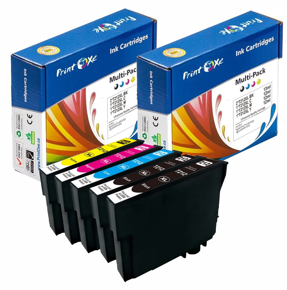 PrintOxe® T212XL High Yield T212 Ink Cartridges Set + BK of 5