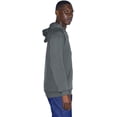 thumbnail image 2 of American Apparel Men's California Fleece Long Sleeve Pullover Hoodie, Asphalt, Small, 2 of 6