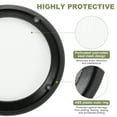 thumbnail image 3 of 5" Speaker Grill, Gold ABS Frame with White Mesh Cover and Screw, 3 of 7