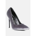 thumbnail image 2 of Janessa Velvet Stiletto Heel Pumps, 2 of 10