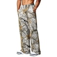 thumbnail image 6 of Dwelliawo Camo Sweatpants Men Plus Size Forest Branch Baggy Camouflage Bottoms for Men Causal Wide Leg Army Fatigue Trousers Streetwear Earthy Yellow 3xL, 6 of 6
