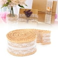thumbnail image 4 of Burlap Ribbon Cloth Lace Rolls Festival Packaging Wrapping Decoration Fabric Ribbon, 4 of 8