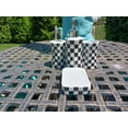 thumbnail image 4 of Heavenly Designs Watson Bathroom Accessories - Black and White Check Ceramic Bathroom Acessory Set, 4 of 4