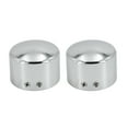 thumbnail image 4 of CNC Chrome Front Axle Cap Nut Covers For Harley Softail Dyna Road Street Glide, 4 of 9