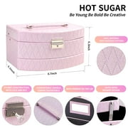Hot Sugar Girls Makeup Kit, All in One Beginner Cosmetics for Teens and Women (PINK)