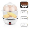 thumbnail image 6 of Wrea Egg Cooker with Automatic Shut off Multiple Settings 14 Count Rapid Electric Egg Boiler Maker, White, 6 of 8