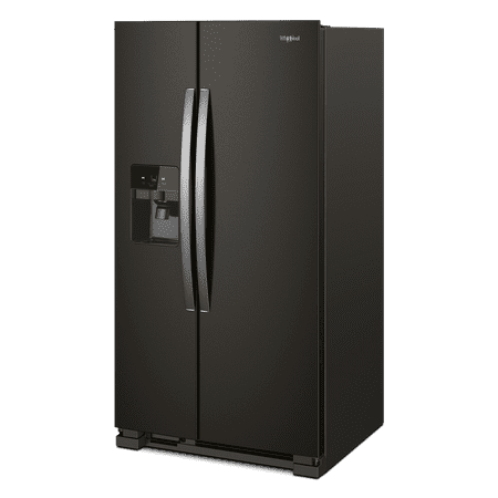 Whirlpool - 21.4 Cu. Ft. Side-by-Side Refrigerator - Black Stainless Steel