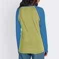 thumbnail image 5 of Generic Womens Long Sleeve Tops Workout Jersey Shirts Baseball Style Raglan Tshirts Casual Color Block Tees Comfy Steetwear, 5 of 5