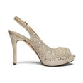 thumbnail image 2 of DREAM PAIRS Women's High Heels Platform Dress Rhinestones Peep Toe Pumps Shoes, 2 of 7