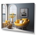 thumbnail image 2 of Designart "Horizon With Coastal Windows I" Coastal Windows Canvas Art Print, 2 of 7