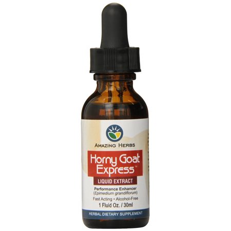 Amazing Herb Horny Goat Express, 1 Oz (Best Time Of Day To Take Horny Goat Weed)