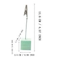 Color Log Square Message Clip Iron Note Clip Note Clip Desktop Display