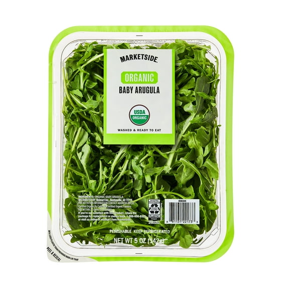 Marketside Organic Baby Arugula Salad, 5 oz Clam Shell (Fresh)