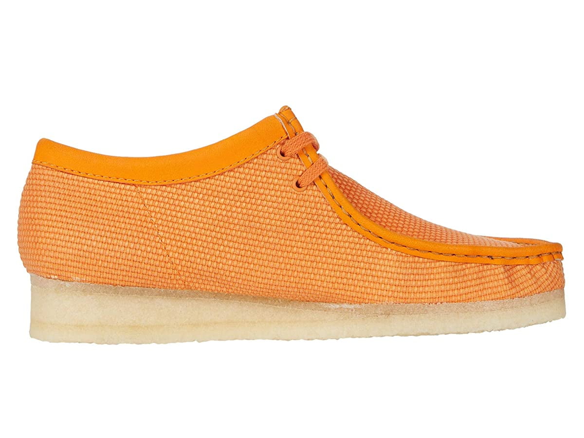 clarks sneakers mens orange