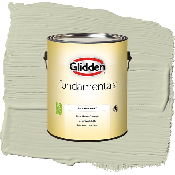 Glidden Fundamentals Only Olive / Green, Eggshell Interior Paint, 1 Gallon