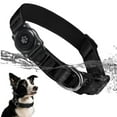 thumbnail image 1 of Collar para perros Furrigo mejorado con soporte para AirTag, impermeable, negro, 1 of 6