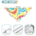 thumbnail image 6 of Dog Bandana 1 Pack,Colorful Tie Dye Pattern Bandanas for Dogs,Cat Bandana,Small/ Large Dog Bandana 2 Size,Dog Bandanas, 6 of 6