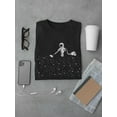 thumbnail image 3 of Astronaut Sucking The Stars Men T-Shirt, Male Large, 3 of 4