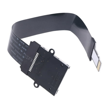 Image of GENEMA SD card Female to TF micro SD Male Flexible Memory Card Extension cable reader