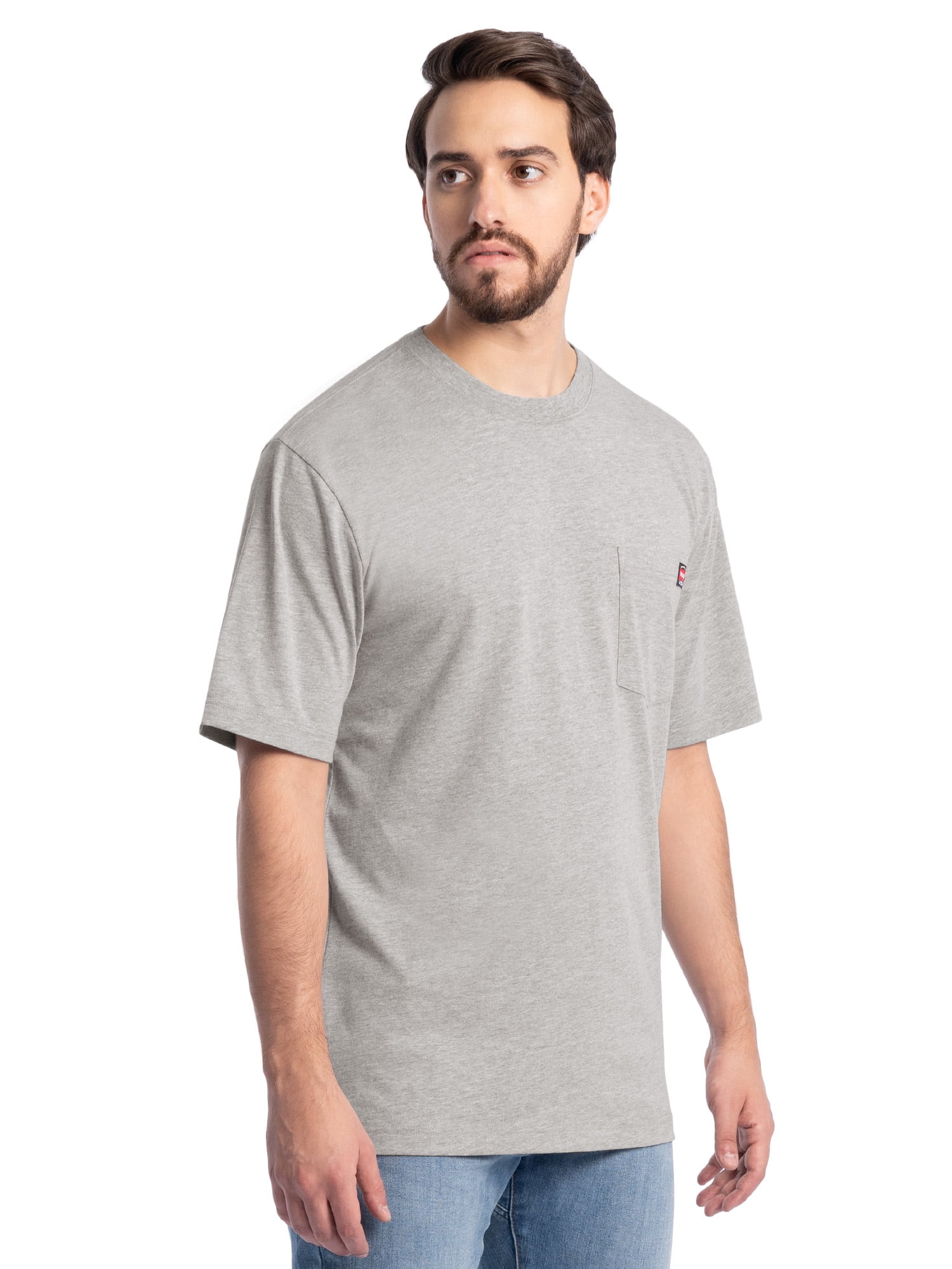 Wrangler Workwear Men's Short Sleeve Pocket T-Shirt, Sizes S-5XL and LT-4XLT (Men's, Big Men's, Tall Men's)