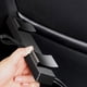 thumbnail image 2 of Kenally Cubo de basura de coche de cuero Artificial, reemplazo portátil, revestimiento impermeable, accesorios de caja de basura automotriz con Ventana automotriz Negro Kenally VI018007-01B, 2 of 6
