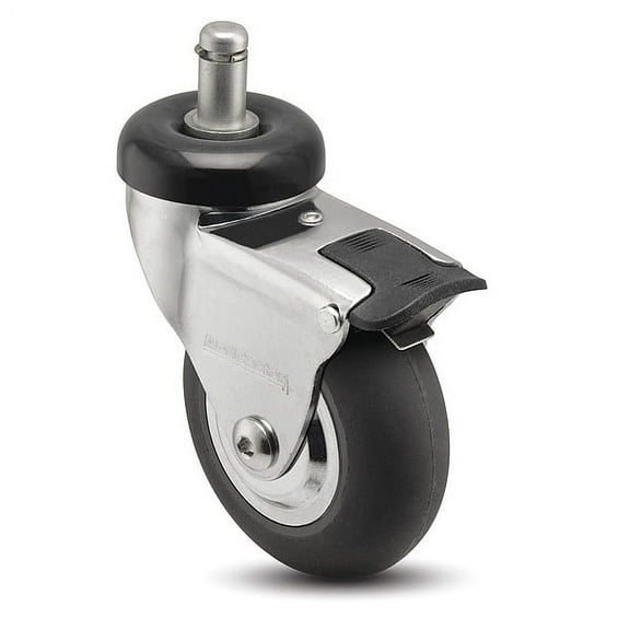 Medcaster Stem Caster,Swivel,2" Wheel Dia. CN02NRP100TLGR01