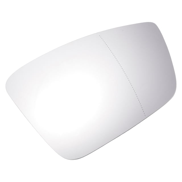 Reemplazo de vidrio del espejo retrovisor del lado del pasajero derecho, vidrio calefaccionado, vidrio blanco, adecuado para Seat MII y SKODA