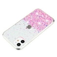 thumbnail image 3 of Luminous Case for iPhone 11, Glow in the Dark Fluorescent Glitter Case for Women Girls, Bling Sparkle Lightweight Slim Shockproof Protective Phone Cover for iPhone 11, Pink, 3 of 6