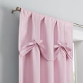 thumbnail image 4 of "Eclipse Kids Bow Tie Up 100% Blackout Curtain Panel, 84"" Long x 40"" Wide, Pink", 4 of 9