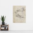 thumbnail image 2 of Michelangelo Fresco Noah Sistine Chapel Sketch Extra Large XL Wall Art Poster Print, 2 of 3