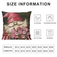 thumbnail image 5 of Creowell Happy Mother Day’s Pillow Covers Mom I Love You Gnome with Flowers Blooming Buffalo Plaid Truck Pillowcase Home Sofa Chair Decor Cushion Case Cover 24x24in, 5 of 5