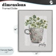 thumbnail image 4 of Stupell Industries Cottage Parsley Herb Mug Gray Framed Giclee Art, 11 x 14, by Livi Finn, 4 of 8