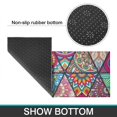 thumbnail image 6 of Multicolor Ethnic Geometric Pattern Kitchen Rugs Sets Of 2,Anti Fatigue Kitchen Mat Rugs Non Slip Washable,Decorative Kitchen Floor Mats for Kitchen,Sink,Laundry,17"x30"+17"x47", 6 of 7
