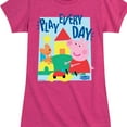 thumbnail image 3 of Peppa Pig - Play Every Day - Girls Toddler And Youth Fitted Short Sleeve Tee, 3 of 5