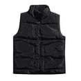 thumbnail image 1 of Yynuda - Chaqueta de plumón sin mangas para hombre con botones para exteriores, ligera, para exteriores, 1 of 3