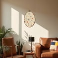 thumbnail image 5 of Canvas Wall Art Mid Century Vintage 1950s Modern Retro Atomic Dandelion inspired Oval Framed Canvas Prints Vintage Wall Hanging Decor for Home Decorations 8.6"x11.4", 5 of 7