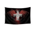 thumbnail image 1 of Tapiz decorativo de poliéster con la bandera de águilas suizas, 60 x 90 cm, para colgar en la pared, 1 of 1